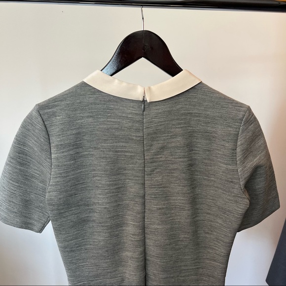 J. Crew Collared Dress | Grey, 0 - Picture 2 of 5